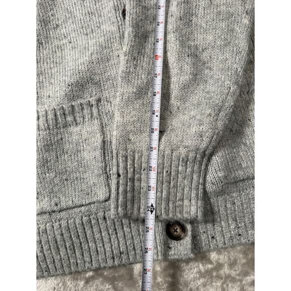 Old Navy Grey Marled Grandpa Cardigan Sweater Womens Size L - Picture 6 of 6